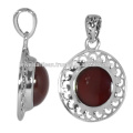 Red Onyx Gemstone 925 Sterling Silver Pendant